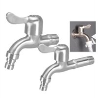 Vòi Inox 304 Giao Diện 20mm Vòi Máy Giặt Kéo Dài Dày Hộ Gia Đình Trong Tường 4 Điểm Vòi Mở Nhanh Vòi Nước Lạnh Đơn [YMH-QB4]