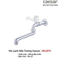 Vòi Lạnh Gắn Tường Caesar WL027C