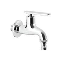 Vòi lạnh gắn tường, vòi nước gắn tường lạnh PLANO đồng mạ crom cao cấp