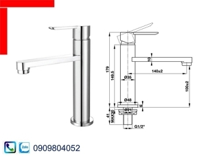 Vòi lạnh Hafele Vigor 100 495.61.138