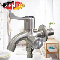 Vòi lạnh inox304 đa năng 2 đầu Zento SUS722