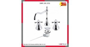 Vòi lavabo 3 lỗ Victoria 589.10.151