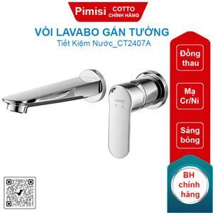Vòi lavabo âm tường nóng lạnh Cotto CT2407A