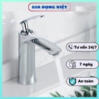 Vòi lavabo, chậu rửa mặt rửa tay nóng lạnh bằng inox tay cầm lá liễu cao cấp 20cm/30cm (VR001B1 - VR002B1)