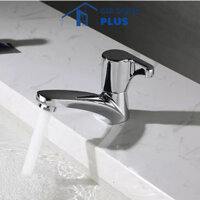 Vòi Lavabo dấu hỏi 1 đường nước lạnh, vòi nước cho bồn rửa mặt mạ inox bóng sang trọng