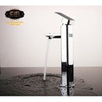 Vòi lavabo điếu vuông Đồng mạ Chrome nóng lạnh Eurolife EL-T021 (Trắng bạc) LazadaMall