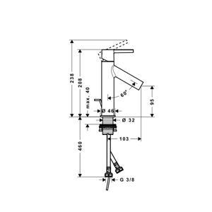Vòi Lavabo Hansgrohe 100 589.51.223