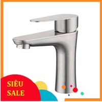 Vòi Lavabo Inox 304, Vòi rửa mặt lavabo nóng lạnh inox 304 cao cấp, Vòi lavabo ZC-3219