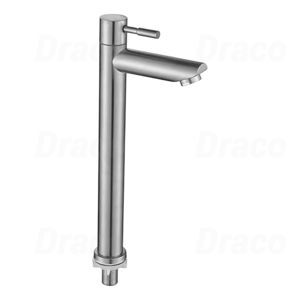 Vòi lavabo lạnh Draco F2212IB, Inox 304