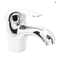 Vòi Lavabo Lạnh Eurolife EL-117 Màu Trắng Bạc