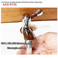 Vòi lavabo lạnh giá rẻ công trình KAG-RT05