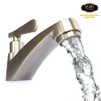 Vòi lavabo lạnh Inox SUS 304 Eurolife EL-122 (Trắng vàng) LazadaMall