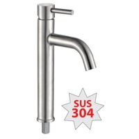 Vòi lavabo lạnh Inox SUS 304