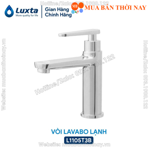 Vòi lavabo lạnh Luxta L1105T3B