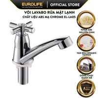 Vòi Lavabo lạnh nhựa ABS mạ Chrome Eurolife EL-LA05 (Trắng bạc)