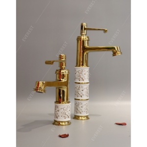 Vòi lavabo mạ vàng Everest MV17