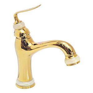 Vòi lavabo mạ vàng Everest MV28