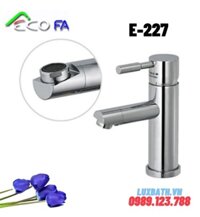 Vòi Lavabo nóng lạnh 1 lỗ đầu xoay Hàn Quốc Ecofa E-401A