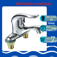 Vòi lavabo nóng lạnh 2 chân, vòi chậu rửa mặt nóng lạnh, vòi lavabo giá rẻ, vòi rửa mặt, vòi rửa lavabo