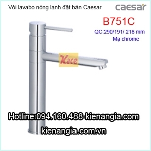 Vòi lavabo nóng lạnh Caesar B751C