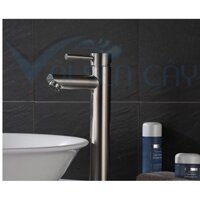 Vòi Lavabo Nong Lanh Cao Cấp Inox SUS 304 tròn