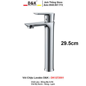 Vòi lavabo nóng lạnh D&K DK1272001