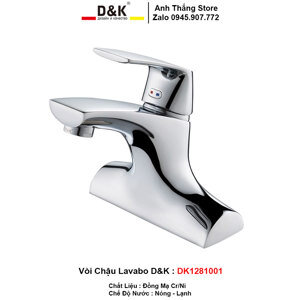 Vòi lavabo nóng lạnh D&K DK1281001