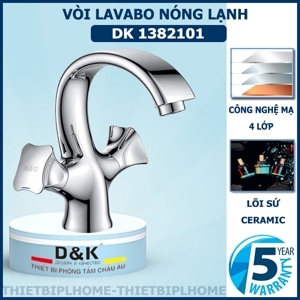Vòi lavabo nóng lạnh D&K DK1382101