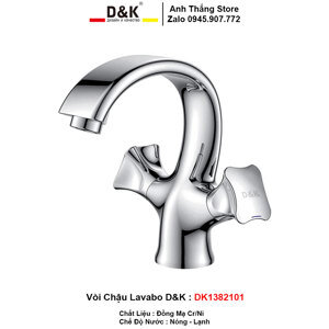 Vòi lavabo nóng lạnh D&K DK1382101