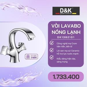 Vòi lavabo nóng lạnh D&K DK1382101