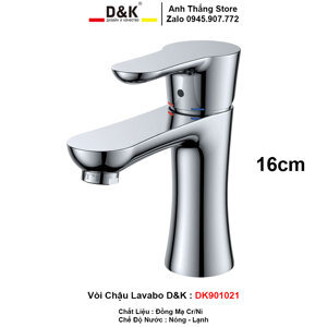 Vòi lavabo nóng lạnh D&K DK901021