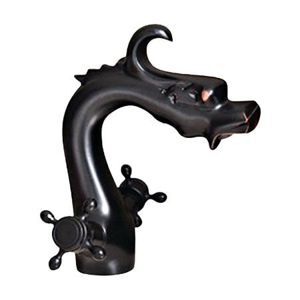 Vòi lavabo nóng lạnh đồng đen Everest-VĐ20