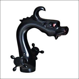 Vòi lavabo nóng lạnh đồng đen Everest-VĐ20