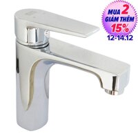 Vòi Lavabo nóng lạnh Đồng mạ Chrome Eurolife EL-9002 (Trắng bạc) LazadaMall