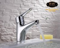 Vòi lavabo nóng lạnh Đồng mạ Chrome Eurolife EL-6002 (Trắng bạc) LazadaMall