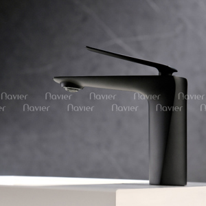 Vòi lavabo nóng lạnh đồng thau xi mạ crome Navier NV-719