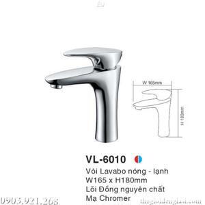 Vòi lavabo nóng lạnh Euroto VL-6010