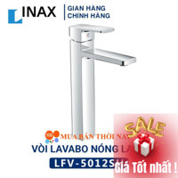Vòi lavabo nóng lạnh INAX LFV - 5012SH, Vòi chậu rửa tay 2 đường nước, Thân cao 30cm, Cam kết chính hãng