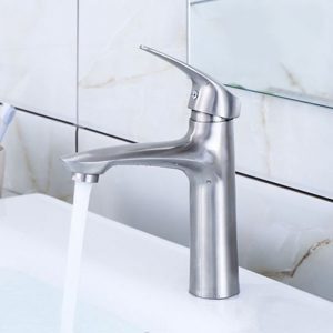 Vòi lavabo nóng lạnh inox 304 Shark Zento SUS3308