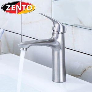 Vòi lavabo nóng lạnh inox 304 Shark Zento SUS3308