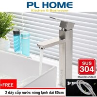 Vòi Lavabo Nóng Lạnh Inox SUS 304 – Vòi Nước Lavabo Nóng Lạnh