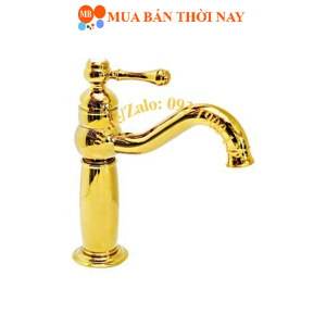 Vòi lavabo nóng lạnh mạ vàng Everest MV25