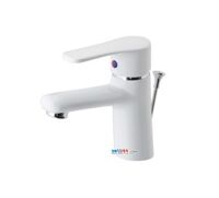 Vòi lavabo nóng lạnh sơn màu trắng Caesar B430CWU