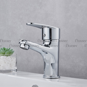 Vòi lavabo nóng lạnh thau bóng Navier NV-713