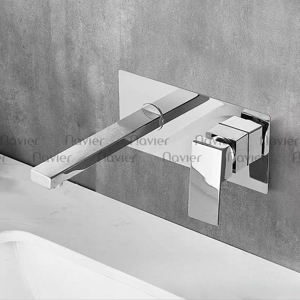 Vòi lavabo nóng lạnh thau bóng Navier NV-709