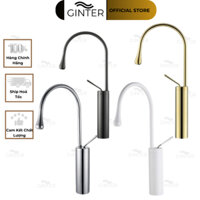 Vòi Lavabo Nóng Lạnh Thiên Nga Ngổng Cao Ginter GT25 Chất Liệu Đồng Mạ Cao Cấp Ginter GT25 - 6 Màu