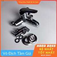 Vòi Lavabo, Vòi rửa mặt nóng lạnh cắm chậu lavabo- Vòi rửa tay nóng lạnh 2 chân giá sỉ