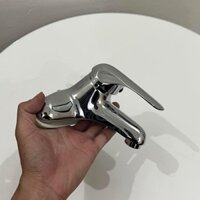 Vòi Lavabo, Vòi rửa mặt nóng lạnh cắm chậu lavabo- Vòi rửa tay nóng lạnh 2 chân giá sỉ