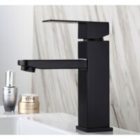 Vòi Lavabo Vuông Đen