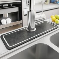 Vòi mặt bàn nhà bếp Tấm lót chậu rửa Hydrophilic Bể bơi khô nhanh Chống vết bẩn Diatom Ooze Rửa tay / Chậu rửa thoát